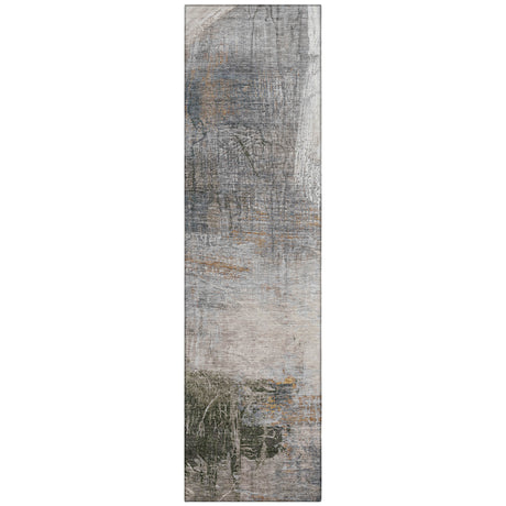 Addison Chantille ACN2117 Abstract Machine Made Transitional Putty Rug
