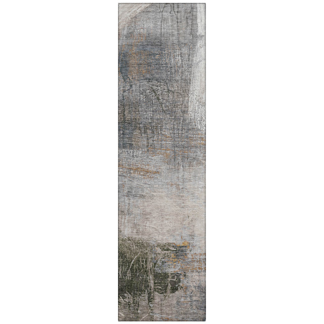 Addison Chantille ACN2117 Abstract Machine Made Transitional Putty Rug