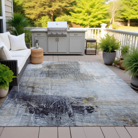 Addison Chantille ACN2117 Abstract Machine Made Transitional Sky Rug