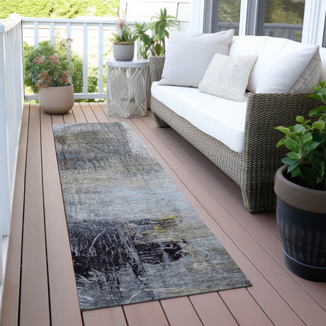 Addison Chantille ACN2117 Abstract Machine Made Transitional Sky Rug