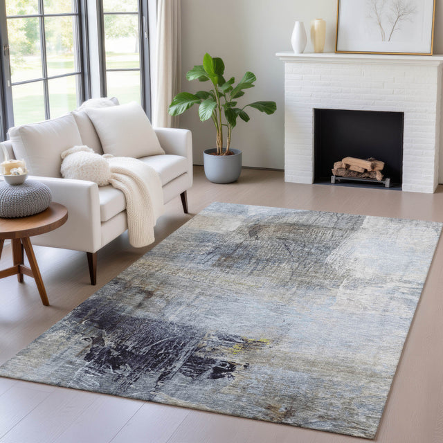 Addison Chantille ACN2117 Abstract Machine Made Transitional Sky Rug