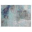 Addison Chantille ACN2117 Abstract Machine Made Transitional Teal Rug