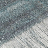 Addison Chantille ACN2118 Abstract Machine Made Transitional Blue Rug