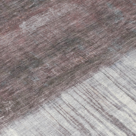 Addison Chantille ACN2118 Abstract Machine Made Transitional Paprika Rug