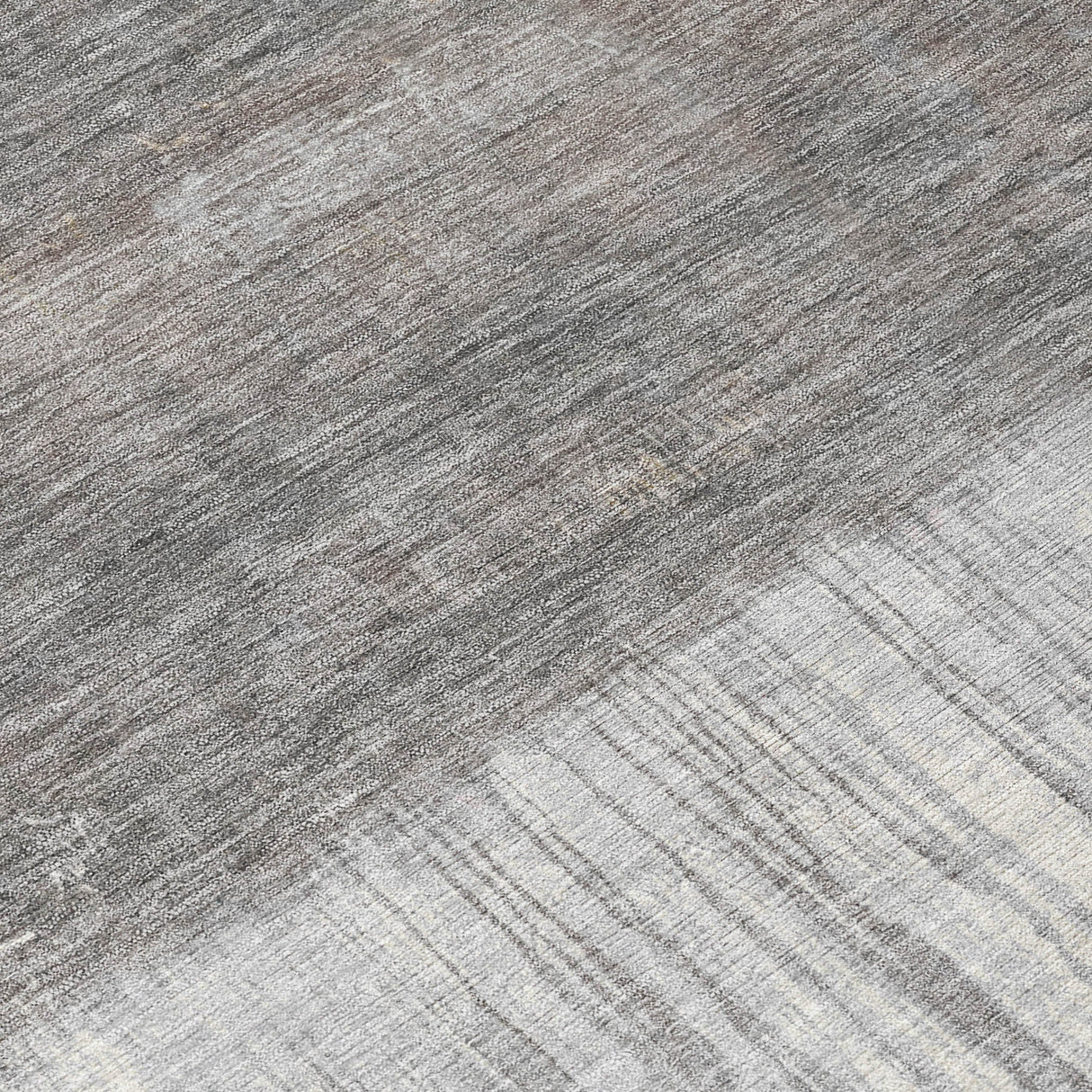 Addison Chantille ACN2118 Abstract Machine Made Transitional Taupe Rug