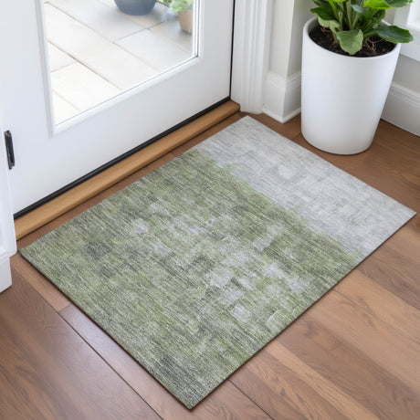 Addison Chantille ACN2119 Abstract Machine Made Transitional Fern Rug