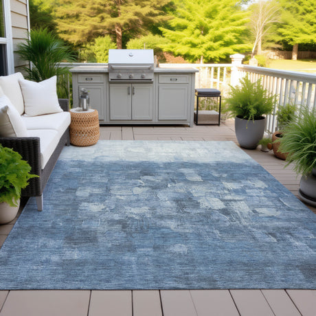 Addison Chantille ACN2119 Abstract Machine Made Transitional Navy Rug