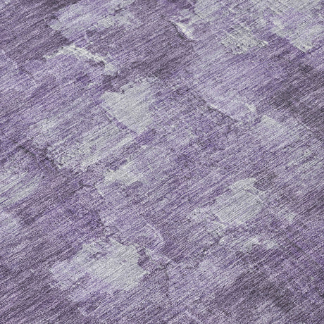 Addison Chantille ACN2119 Abstract Machine Made Transitional Purple Rug