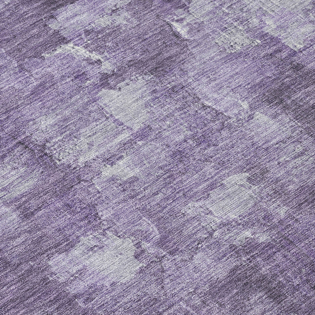 Addison Chantille ACN2119 Abstract Machine Made Transitional Purple Rug