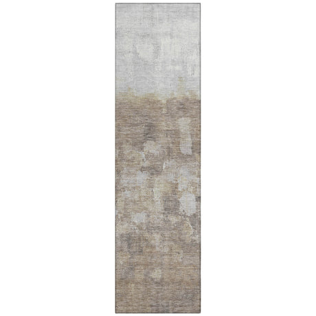 Addison Chantille ACN2119 Abstract Machine Made Transitional Taupe Rug
