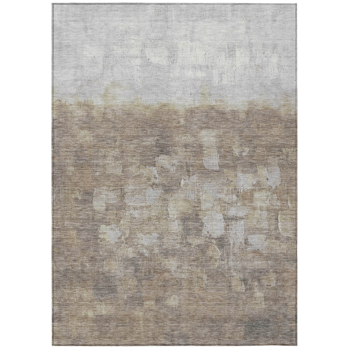 Addison Chantille ACN2119 Abstract Machine Made Transitional Taupe Rug