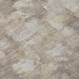Addison Chantille ACN2119 Abstract Machine Made Transitional Taupe Rug
