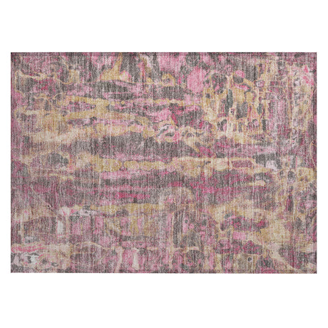 Addison Chantille ACN2120 Abstract Machine Made Transitional Blush Rug