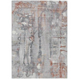 Addison Chantille ACN2120 Abstract Machine Made Transitional Copper Rug