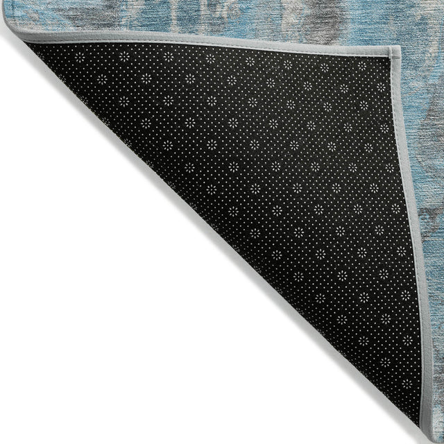 Addison Chantille ACN2120 Abstract Machine Made Transitional Denim Rug