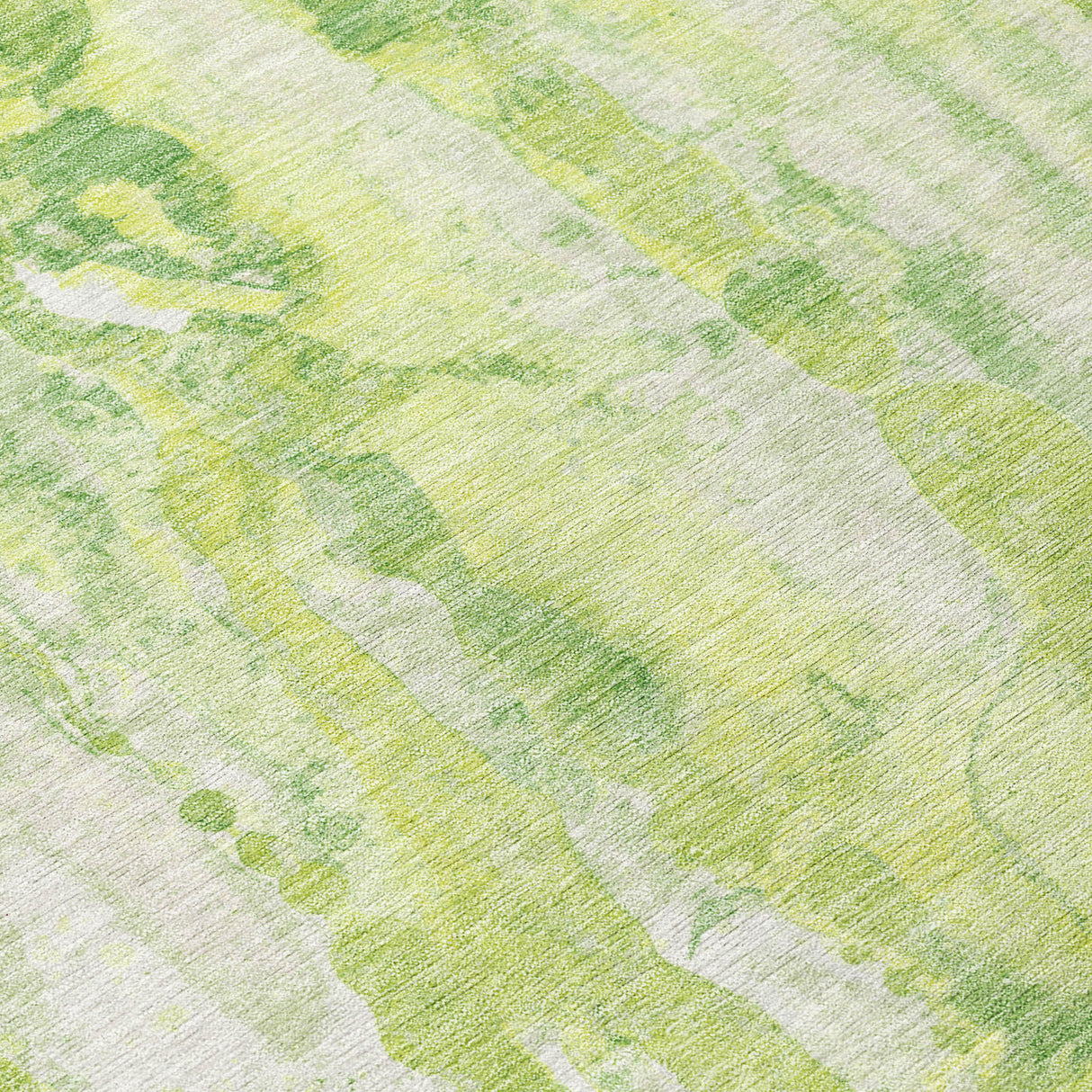 Addison Chantille ACN2120 Abstract Machine Made Transitional Lime Rug