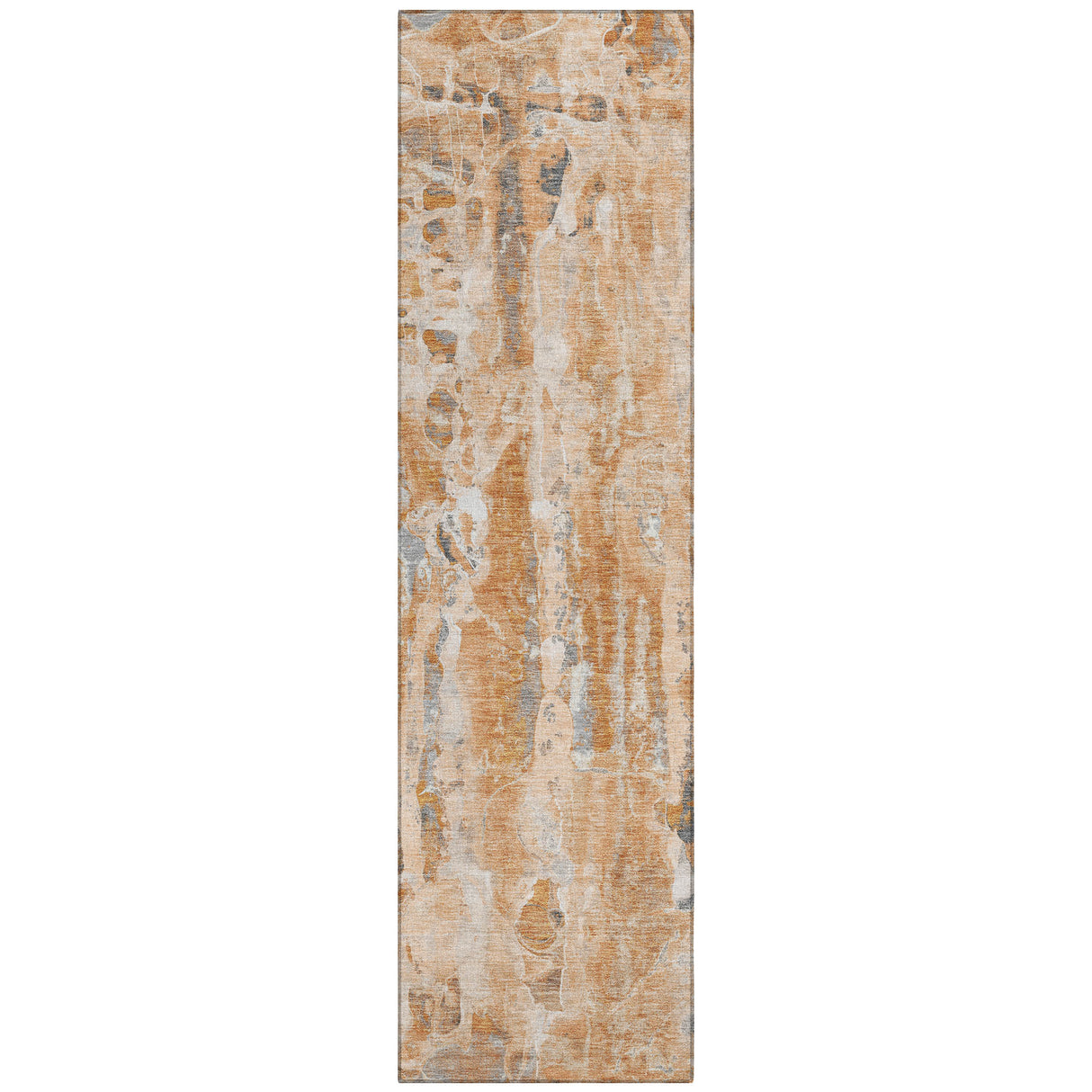 Addison Chantille ACN2120 Abstract Machine Made Transitional Orange Rug