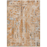 Addison Chantille ACN2120 Abstract Machine Made Transitional Orange Rug