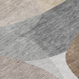 Addison Chantille ACN2121 Blocks Machine Made Transitional Mocha Rug