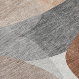 Addison Chantille ACN2121 Blocks Machine Made Transitional Paprika Rug