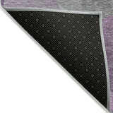 Addison Chantille ACN2121 Blocks Machine Made Transitional Purple Rug