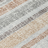 Addison Chantille ACN2122 Stripes Machine Made Transitional Gray Rug