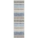 Addison Chantille ACN2122 Stripes Machine Made Transitional Navy Rug
