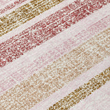 Addison Chantille ACN2122 Stripes Machine Made Transitional Pink Rug