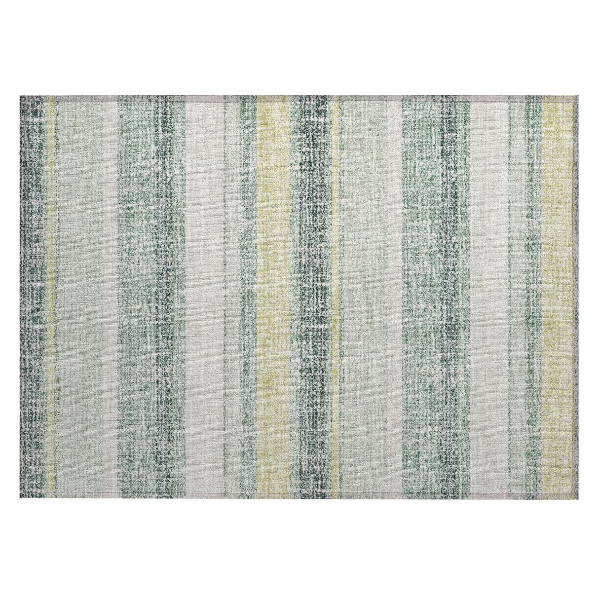 Addison Chantille ACN2122 Stripes Machine Made Transitional Seafoam Rug