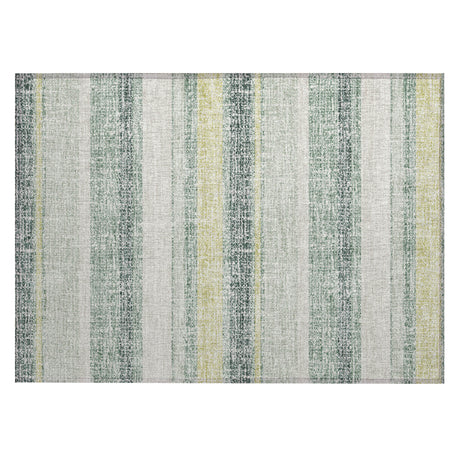 Addison Chantille ACN2122 Stripes Machine Made Transitional Seafoam Rug