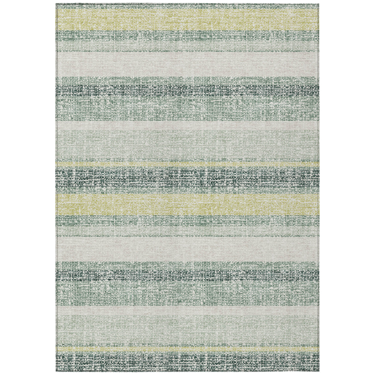 Addison Chantille ACN2122 Stripes Machine Made Transitional Seafoam Rug