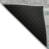 Addison Chantille ACN2122 Stripes Machine Made Transitional Teal Rug