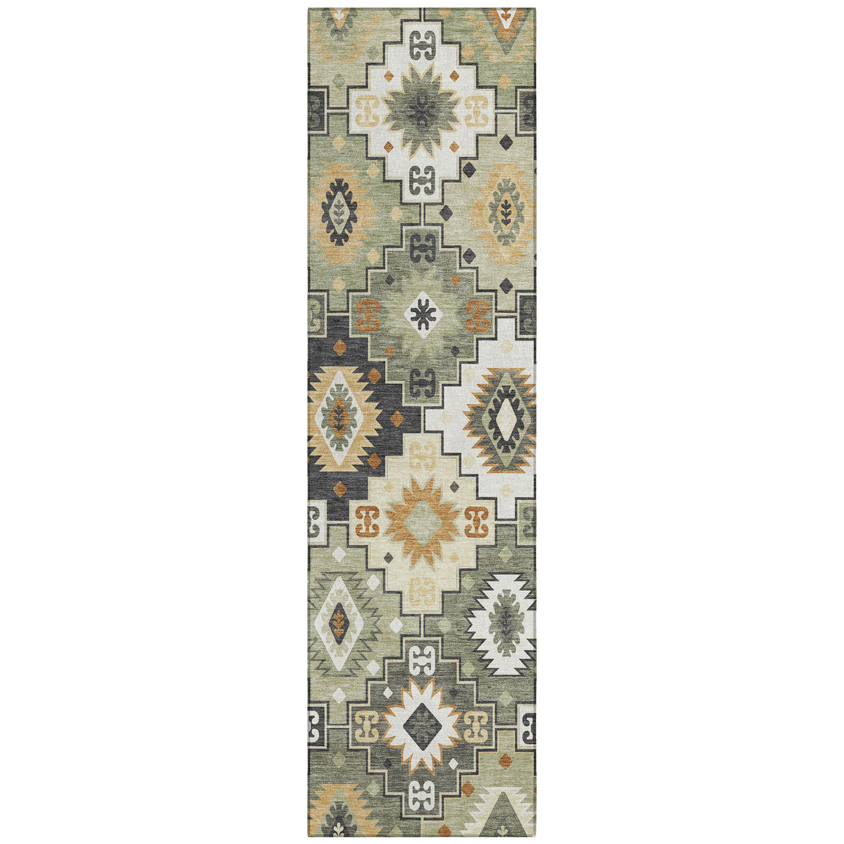 Addison Chantille ACN2123 Ethnic Machine Made Transitional Fern Rug