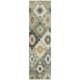 Addison Chantille ACN2123 Ethnic Machine Made Transitional Fern Rug