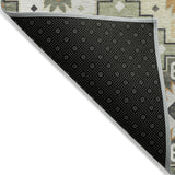 Addison Chantille ACN2123 Ethnic Machine Made Transitional Fern Rug