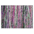 Addison Chantille ACN2125 Stripes Machine Made Transitional Pink Rug