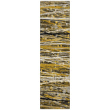 Addison Chantille ACN2126 Stripes Machine Made Transitional Brown Rug