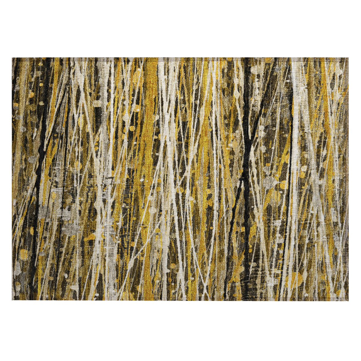 Addison Chantille ACN2126 Stripes Machine Made Transitional Brown Rug