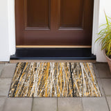 Addison Chantille ACN2126 Stripes Machine Made Transitional Copper Rug