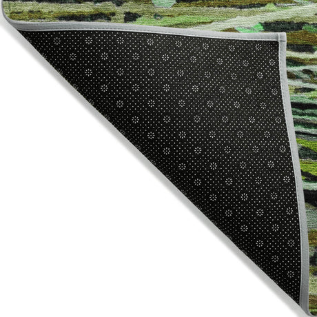Addison Chantille ACN2126 Stripes Machine Made Transitional Green Rug