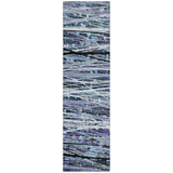 Addison Chantille ACN2126 Stripes Machine Made Transitional Purple Rug