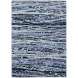 Addison Chantille ACN2126 Stripes Machine Made Transitional Purple Rug