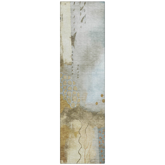 Addison Chantille ACN2127 Modern Machine Made Transitional Brown Rug