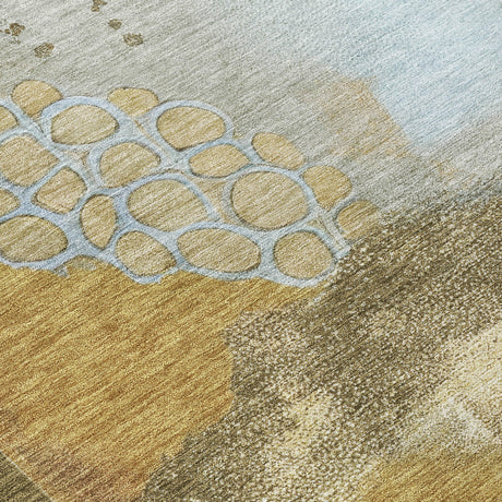 Addison Chantille ACN2127 Modern Machine Made Transitional Brown Rug