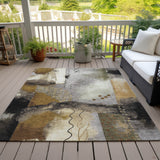 Addison Chantille ACN2127 Modern Machine Made Transitional Chocolate Rug