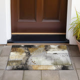 Addison Chantille ACN2127 Modern Machine Made Transitional Chocolate Rug