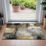 Addison Chantille ACN2127 Modern Machine Made Transitional Chocolate Rug