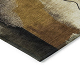 Addison Chantille ACN2127 Modern Machine Made Transitional Chocolate Rug