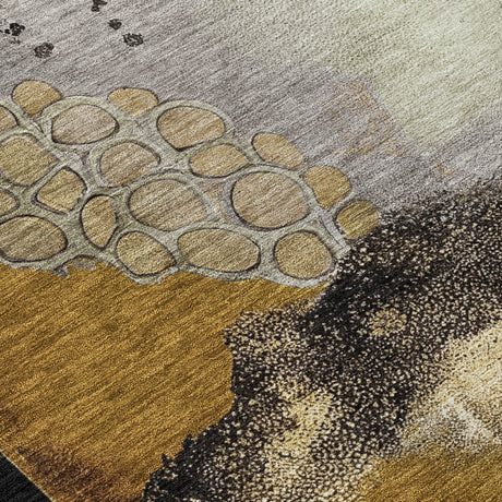 Addison Chantille ACN2127 Modern Machine Made Transitional Chocolate Rug