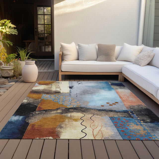 Addison Chantille ACN2127 Modern Machine Made Transitional Copper Rug